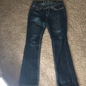 LA Idol USA Dark wash straight leg jeans